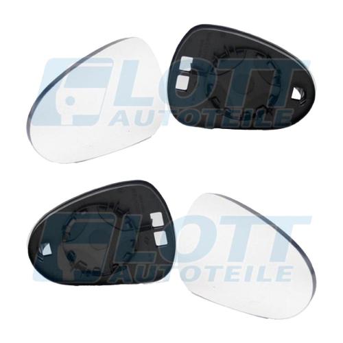 JOHNS Spiegelglas, Außenspiegel 67 16 38-80 + Spiegelglas, Außenspiegel 67 16 37-80 Bild JOHNS Spiegelglas, Außenspiegel 67 16 38-80 + Spiegelglas, Außenspiegel 67 16 37-80