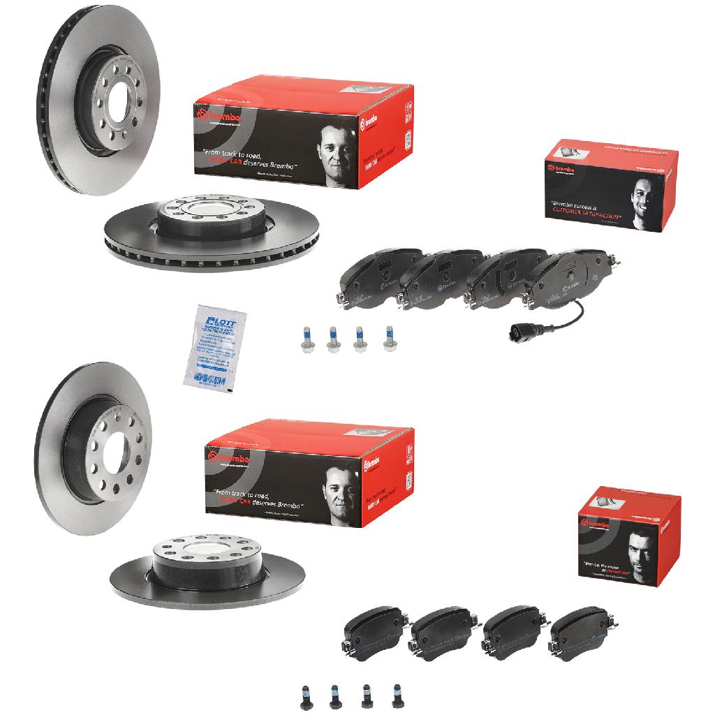 BREMBO Bremsscheibe 09.9772.11 + Bremsbelagsatz, Scheibenbremse P 85 135 + Bremsbelagsatz, Scheibenbremse P 85 126 + Bremsscheibe 08.B413.11