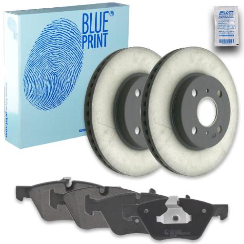 BLUE PRINT Bremsscheibe ADT343269 + Bremsbelagsatz, Scheibenbremse ADT342181 Bild BLUE PRINT Bremsscheibe ADT343269 + Bremsbelagsatz, Scheibenbremse ADT342181
