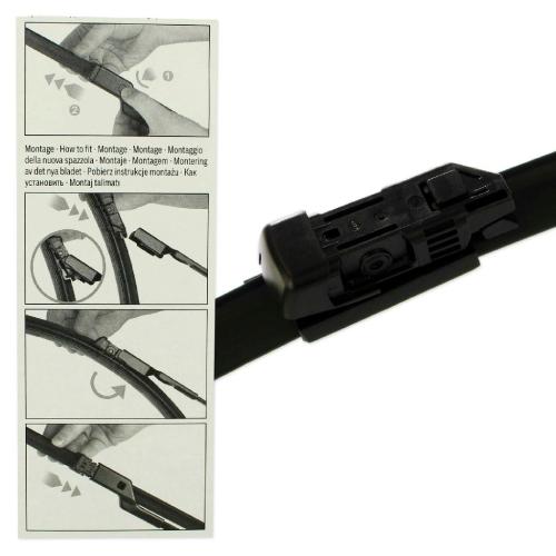 BOSCH Wischblatt 3 397 007 187 + Wischblatt 3 397 004 764 Bild BOSCH Wischblatt 3 397 007 187 + Wischblatt 3 397 004 764