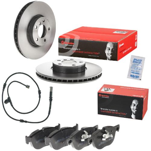 BREMBO Warnkontakt, Bremsbelagverschleiß A 00 442 + Bremsbelagsatz, Scheibenbremse P 06 049 + Bremsscheibe 09.9923.11 Bild BREMBO Warnkontakt, Bremsbelagverschleiß A 00 442 + Bremsbelagsatz, Scheibenbremse P 06 049 + Bremsscheibe 09.9923.11