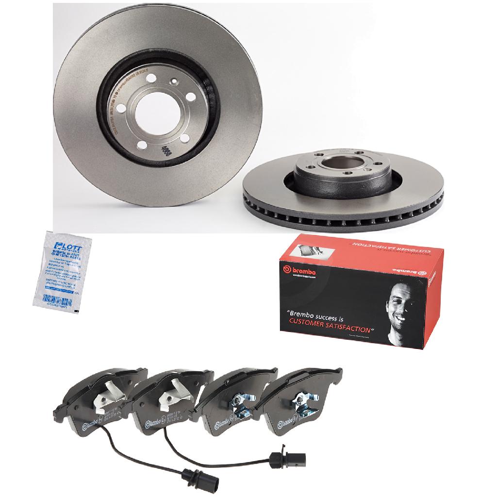 BREMBO Bremsscheibe 09.9534.11 + Bremsbelagsatz, Scheibenbremse P 85 084