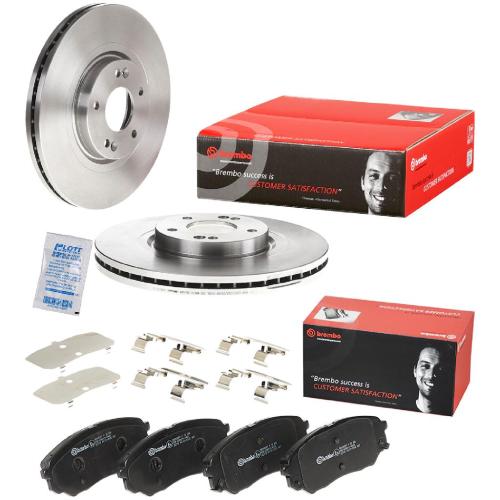 BREMBO Bremsscheibe 09.B614.10 + Bremsbelagsatz, Scheibenbremse P 30 086 Bild BREMBO Bremsscheibe 09.B614.10 + Bremsbelagsatz, Scheibenbremse P 30 086