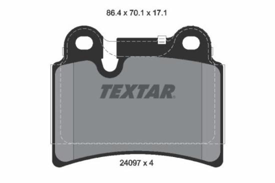 TEXTAR Warnkontakt, Bremsbelagverschleiß 98031000 + Bremsscheibe 92122005 + Bremsbelagsatz, Scheibenbremse 2409701 Bild TEXTAR Warnkontakt, Bremsbelagverschleiß 98031000 + Bremsscheibe 92122005 + Bremsbelagsatz, Scheibenbremse 2409701