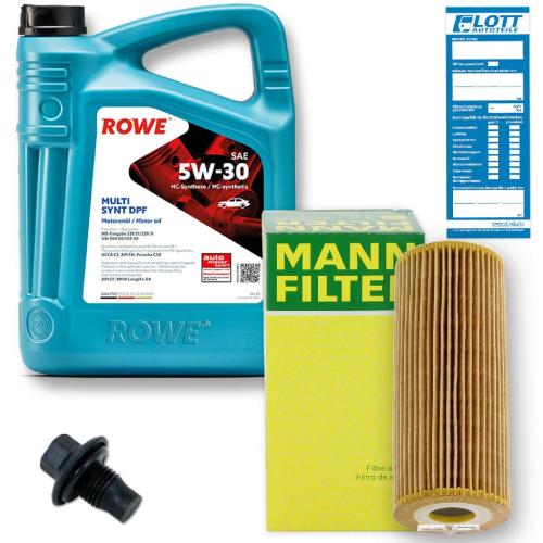 Rowe Inspektionskit Motoröl + Ölfilter + Ablassschraube Bild Rowe Inspektionskit Motoröl + Ölfilter + Ablassschraube