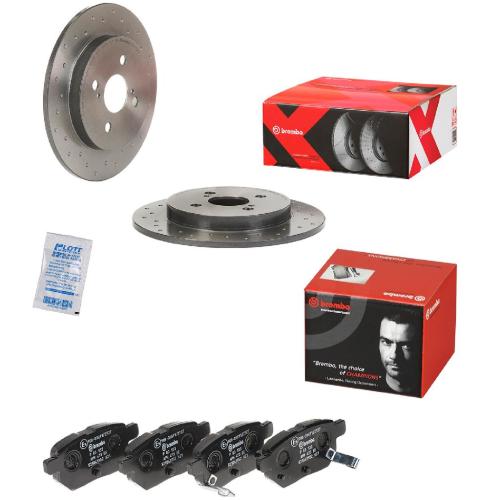 BREMBO Bremsscheibe 08.A534.1X + Bremsbelagsatz, Scheibenbremse P 83 133 Bild BREMBO Bremsscheibe 08.A534.1X + Bremsbelagsatz, Scheibenbremse P 83 133