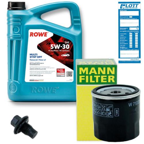 MAPCO Verschlussschraube, Ölwanne 95947 MANN-FILTER Ölfilter W 610/9 ROWE Motoröl 20125-0050-99 Bild MAPCO Verschlussschraube, Ölwanne 95947 MANN-FILTER Ölfilter W 610/9 ROWE Motoröl 20125-0050-99