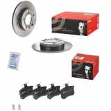 BREMBO Bremsbelagsatz, Scheibenbremse P 85 013 + Bremsscheibe 08.9136.11