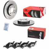 BREMBO Bremsscheibe 09.7806.1X + Bremsbelagsatz, Scheibenbremse P 24 046