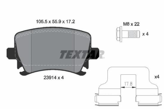 TEXTAR Bremsscheibe 92132300 + Bremsbelagsatz, Scheibenbremse 2395001 + Bremsscheibe 92132500 + Bremsbelagsatz, Scheibenbremse 2391401 Bild TEXTAR Bremsscheibe 92132300 + Bremsbelagsatz, Scheibenbremse 2395001 + Bremsscheibe 92132500 + Bremsbelagsatz, Scheibenbremse 2391401