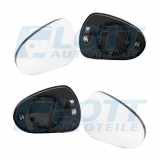JOHNS Spiegelglas, Außenspiegel 67 16 38-81 + Spiegelglas, Außenspiegel 67 16 37-81