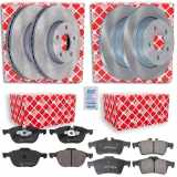 FEBI BILSTEIN Bremsbelagsatz, Scheibenbremse 16479 + Bremsscheibe 39689 + Bremsbelagsatz, Scheibenbremse 16718 + Bremsscheibe 24565