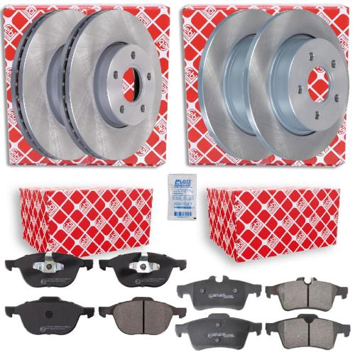 FEBI BILSTEIN Bremsbelagsatz, Scheibenbremse 16479 + Bremsscheibe 39689 + Bremsbelagsatz, Scheibenbremse 16718 + Bremsscheibe 24565 Bild FEBI BILSTEIN Bremsbelagsatz, Scheibenbremse 16479 + Bremsscheibe 39689 + Bremsbelagsatz, Scheibenbremse 16718 + Bremsscheibe 24565