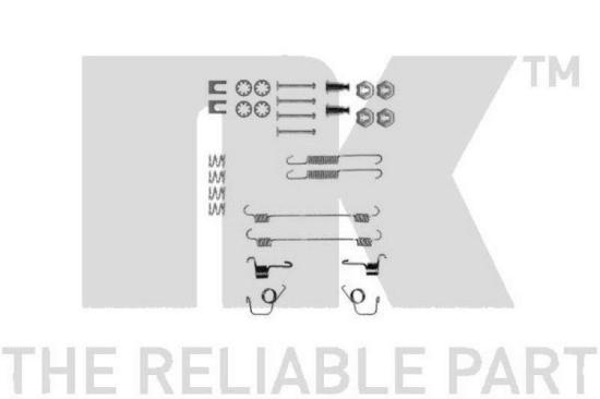 NK Zubehörsatz, Bremsbacken 7999617 + Bremsbackensatz 2799407 + Radbremszylinder 809957 + Radbremszylinder 809958 Bild NK Zubehörsatz, Bremsbacken 7999617 + Bremsbackensatz 2799407 + Radbremszylinder 809957 + Radbremszylinder 809958