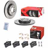 BREMBO Bremsbelagsatz, Scheibenbremse P 85 020 + Bremsscheibe 09.7196.1X