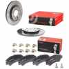 BREMBO Bremsscheibe 08.7238.11 + Bremsbelagsatz, Scheibenbremse P 61 066