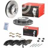 BREMBO Bremsscheibe 09.D017.11 + Bremsbelagsatz, Scheibenbremse P 23 144