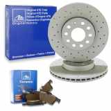 ATE Bremsbelagsatz, Scheibenbremse 13.0470-4990.2 + Bremsscheibe 24.0128-0177.1