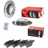 BREMBO Bremsbelagsatz, Scheibenbremse P 85 124 + Bremsscheibe 08.B413.1X
