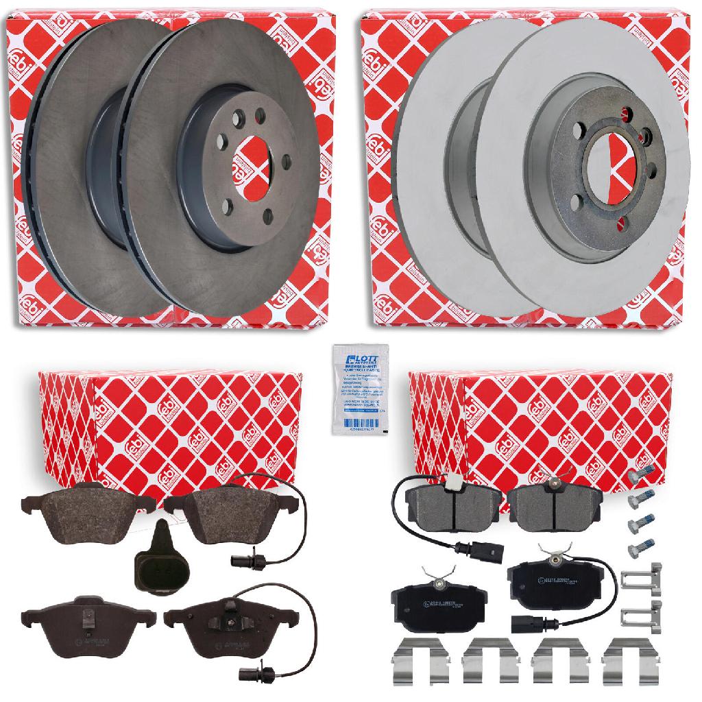 FEBI BILSTEIN Bremsscheibe 21941 + Bremsbelagsatz, Scheibenbremse 16408 + Bremsscheibe 23564 + Bremsbelagsatz, Scheibenbremse 16629