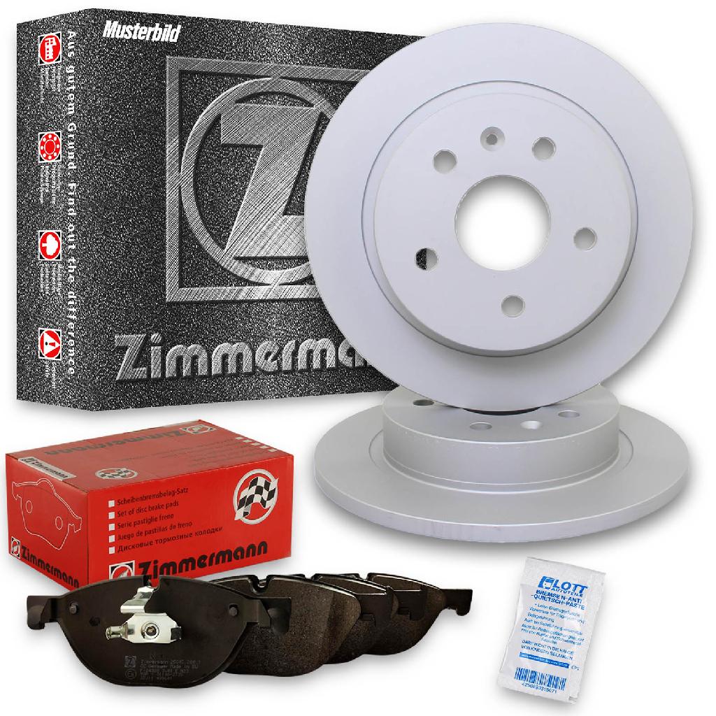 ZIMMERMANN Bremsscheibe 600.3241.20 + Bremsbelagsatz, Scheibenbremse 24563.165.1