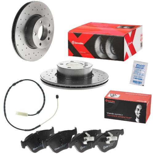 BREMBO Warnkontakt, Bremsbelagverschleiß A 00 441 + Bremsscheibe 09.B337.2X + Bremsbelagsatz, Scheibenbremse P 06 055 Bild BREMBO Warnkontakt, Bremsbelagverschleiß A 00 441 + Bremsscheibe 09.B337.2X + Bremsbelagsatz, Scheibenbremse P 06 055