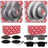 FEBI BILSTEIN Bremsscheibe 22902 + Bremsbelagsatz, Scheibenbremse 16994 + Bremsscheibe 36128 + Bremsbelagsatz, Scheibenbremse 16995