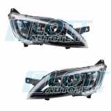 JOHNS Hauptscheinwerfer 30 44 10-5 + Hauptscheinwerfer 30 44 09-5