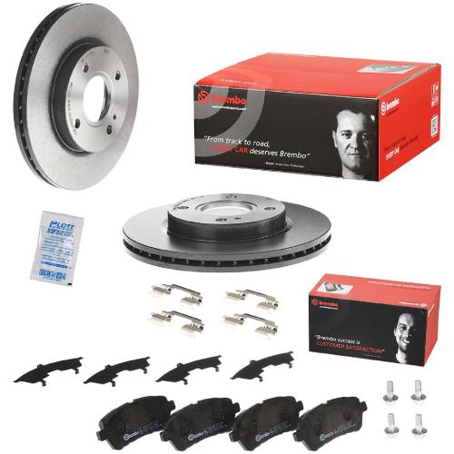 BREMBO Bremsbelagsatz, Scheibenbremse P 24 203 + Bremsscheibe 09.A968.21 Bild BREMBO Bremsbelagsatz, Scheibenbremse P 24 203 + Bremsscheibe 09.A968.21