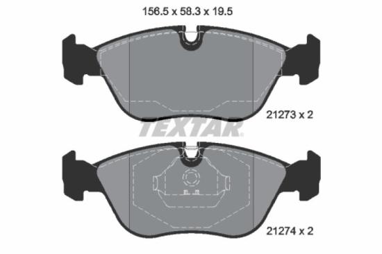 TEXTAR Bremsscheibe 92092300 + Bremsbelagsatz, Scheibenbremse 2127304 Bild TEXTAR Bremsscheibe 92092300 + Bremsbelagsatz, Scheibenbremse 2127304