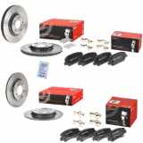 BREMBO Bremsbelagsatz, Scheibenbremse P 30 094 + Bremsscheibe 08.D220.11 + Bremsbelagsatz, Scheibenbremse P 30 110 + Bremsscheibe 09.D428.11