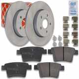 FEBI BILSTEIN Bremsbelagsatz, Scheibenbremse 16571 + Bremsscheibe 19827