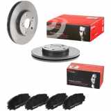 BREMBO Bremsbelagsatz, Scheibenbremse P 83 082 + Bremsscheibe 09.C648.11