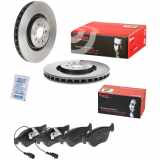 BREMBO Bremsscheibe 09.8933.11 + Bremsbelagsatz, Scheibenbremse P 23 077