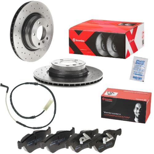 BREMBO Bremsbelagsatz, Scheibenbremse P 06 036 + Bremsscheibe 09.A259.1X + Warnkontakt, Bremsbelagverschleiß A 00 223 Bild BREMBO Bremsbelagsatz, Scheibenbremse P 06 036 + Bremsscheibe 09.A259.1X + Warnkontakt, Bremsbelagverschleiß A 00 223