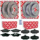 FEBI BILSTEIN Bremsscheibe 05645 + Bremsbelagsatz, Scheibenbremse 16202 + Bremsbelagsatz, Scheibenbremse 16169 + Bremsscheibe 05652