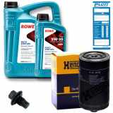 MAPCO Verschlussschraube, Ölwanne 95953 ROWE Motoröl 20125-0010-99 + Motoröl 20125-0050-99 HENGST FILTER Ölfilter H19W06
