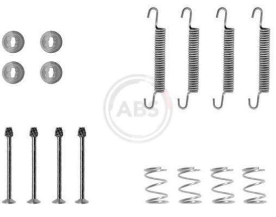 A.B.S. Bremsbelagsatz, Scheibenbremse 36694 + Bremsbackensatz, Feststellbremse 8786 + Bremsscheibe 16114 + Zubehörsatz, Feststellbremsbacken 0711Q Bild A.B.S. Bremsbelagsatz, Scheibenbremse 36694 + Bremsbackensatz, Feststellbremse 8786 + Bremsscheibe 16114 + Zubehörsatz, Feststellbremsbacken 0711Q