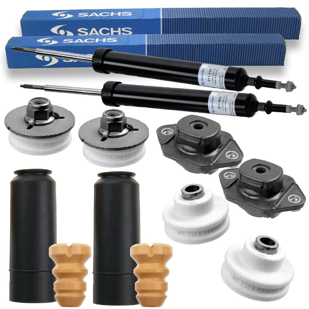 SACHS Stoßdämpfer 311 410 + Federbeinstützlager 802 549 + Staubschutzsatz, Stoßdämpfer 900 126 + Federbeinstützlager 802 547 + Federbeinstützlager 802 548