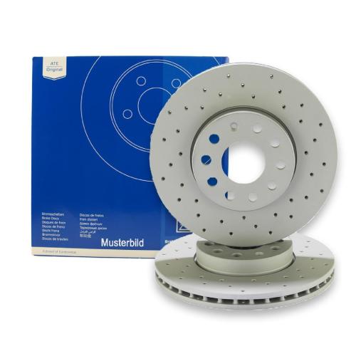 ATE Bremsbelagsatz, Scheibenbremse 13.0460-4892.2 + Bremsscheibe 24.0136-0134.2 + Warnkontakt, Bremsbelagverschleiß 24.8190-0067.2 Bild ATE Bremsbelagsatz, Scheibenbremse 13.0460-4892.2 + Bremsscheibe 24.0136-0134.2 + Warnkontakt, Bremsbelagverschleiß 24.8190-0067.2