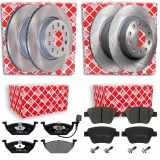 FEBI BILSTEIN Bremsbelagsatz, Scheibenbremse 16446 + Bremsscheibe 22904 + Bremsscheibe 36128 + Bremsbelagsatz, Scheibenbremse 16797