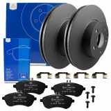 ATE Bremsscheibe 24.0128-0155.1 + Bremsbelagsatz, Scheibenbremse 13.0460-2732.2