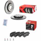 BREMBO Bremsbelagsatz, Scheibenbremse P 68 033 + Bremsscheibe 09.5802.2X