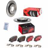 BREMBO Bremsscheibe 08.C250.1X + Bremsbelagsatz, Scheibenbremse P 30 067X