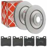 FEBI BILSTEIN Bremsscheibe 04629 + Bremsbelagsatz, Scheibenbremse 16153