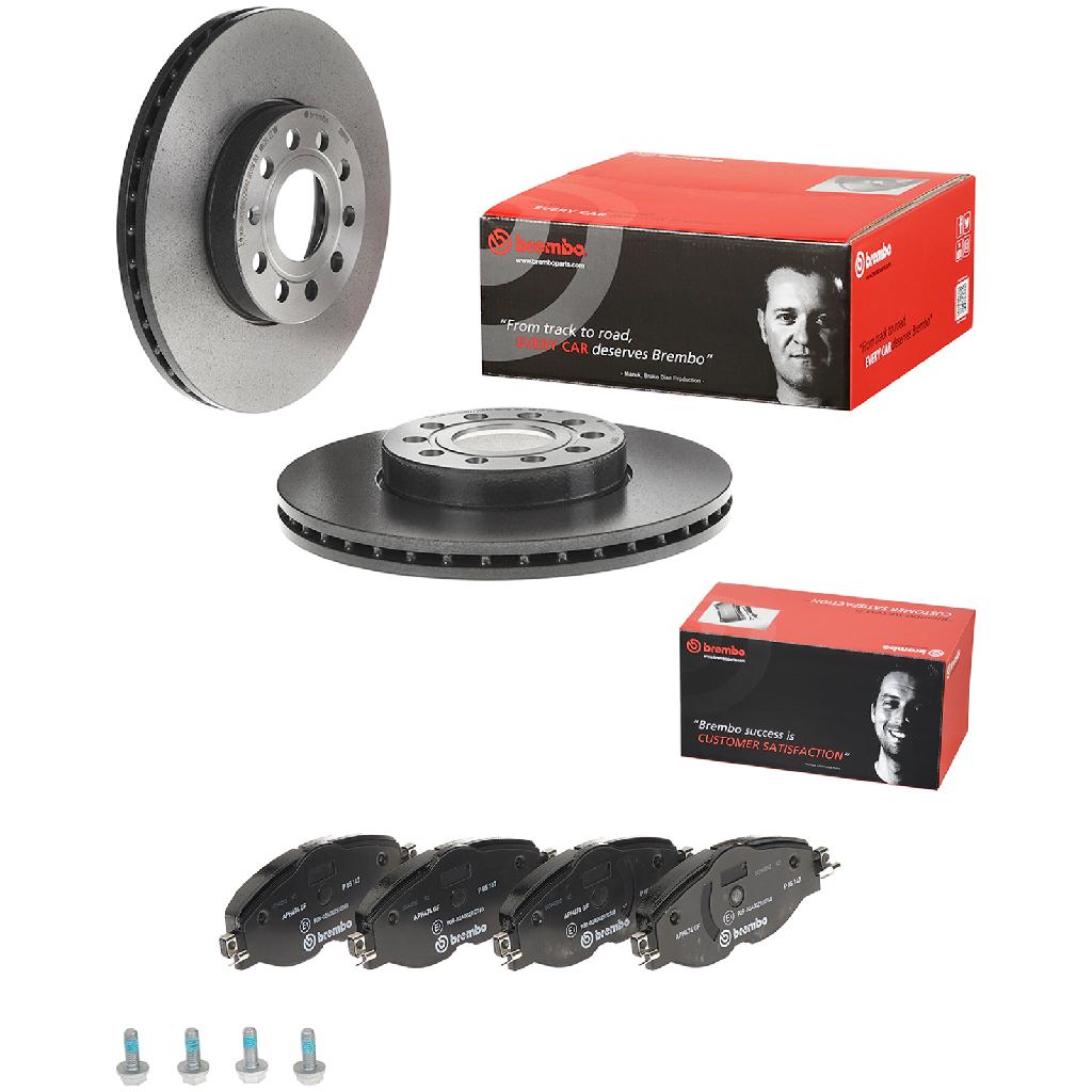 BREMBO Bremsscheibe 09.9145.11 + Bremsbelagsatz, Scheibenbremse P 85 147