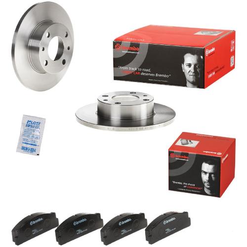 BREMBO Bremsscheibe 08.3636.10 + Bremsbelagsatz, Scheibenbremse P 23 003 Bild BREMBO Bremsscheibe 08.3636.10 + Bremsbelagsatz, Scheibenbremse P 23 003