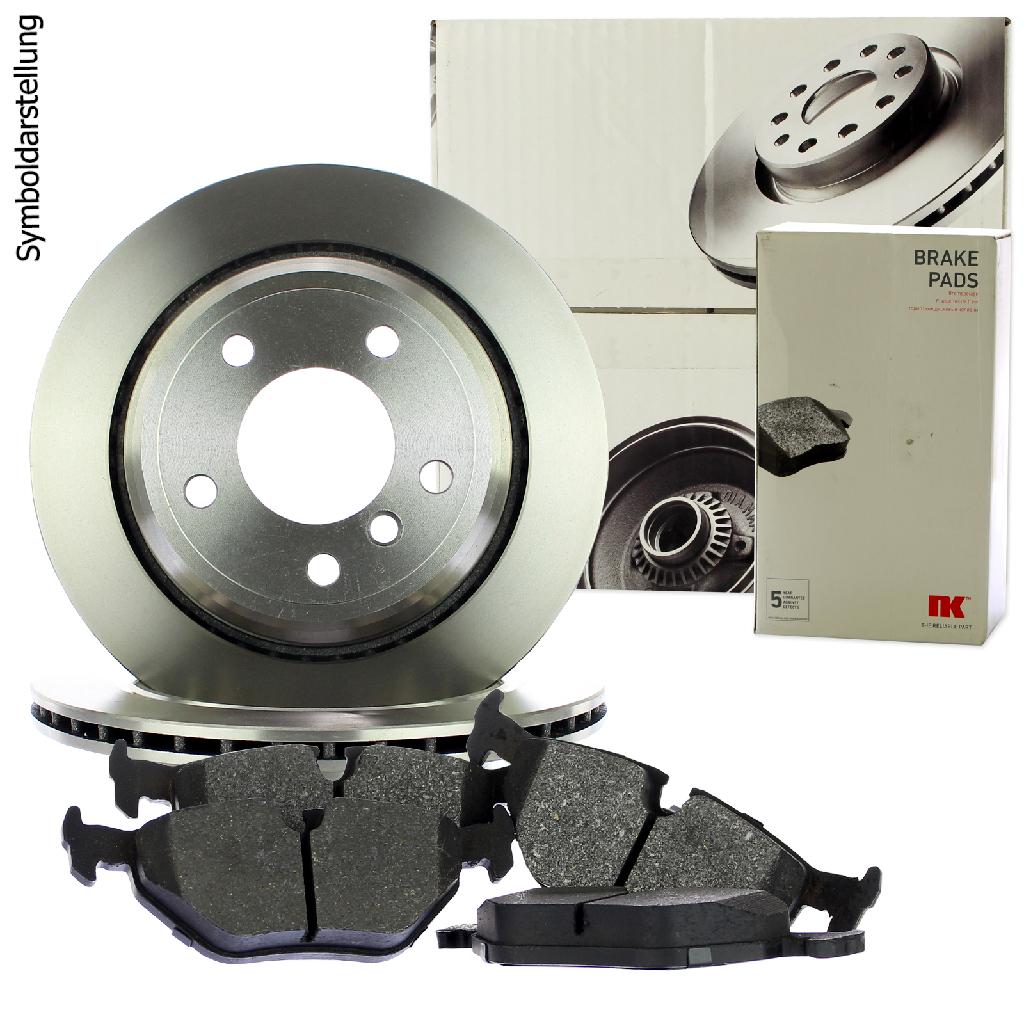 NK Bremsbackensatz, Feststellbremse 2715638 + Zubehörsatz, Feststellbremsbacken 7915621 + Bremsscheibe 201539 + Bremsbelagsatz, Scheibenbremse 221520