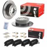 BREMBO Bremsbelagsatz, Scheibenbremse P 30 089 + Bremsscheibe 08.D432.11