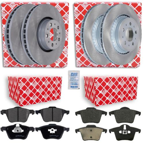FEBI BILSTEIN Bremsscheibe 32249 + Bremsscheibe 43926 + Bremsbelagsatz, Scheibenbremse 16504 + Bremsbelagsatz, Scheibenbremse 16508 Bild FEBI BILSTEIN Bremsscheibe 32249 + Bremsscheibe 43926 + Bremsbelagsatz, Scheibenbremse 16504 + Bremsbelagsatz, Scheibenbremse 16508